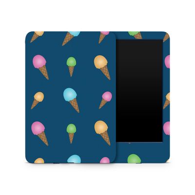 Skin Compatible with Amazon Kindle 6-inch 11th Gen (2022) - Ice Cream Cone - Premium 3M Vinyl Protective Wrap Decal Cover - Easy to Apply | Crafted in The USA by MightySkins