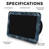 Glossy Glitter Skin Compatible with Amazon Echo Show 8 (3rd Gen, 2023) - Blue Hexa Camo - Premium 3M Vinyl Protective Wrap Decal Cover - Easy to Apply | Crafted in The USA by MightySkins view 2