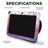 Carbon Fiber Skin Compatible with Amazon Echo Show 8 (3rd Gen, 2023) - Magenta Wash - Premium 3M Vinyl Protective Wrap Decal Cover - Easy to Apply | Crafted in The USA by MightySkins view 2