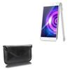 BoxWave Case Compatible with iBerry Auxus Nuclea N2 - Elite Leather Messenger Pouch, Synthetic Leather Cover Case Envelope Design - Jet Black view 1