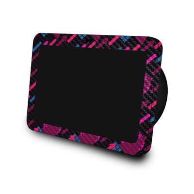 Carbon Fiber Skin Compatible with Amazon Echo Show 8 (3rd Gen, 2023) - Magenta Globe - Premium 3M Vinyl Protective Wrap Decal Cover - Easy to Apply | Crafted in The USA by MightySkins