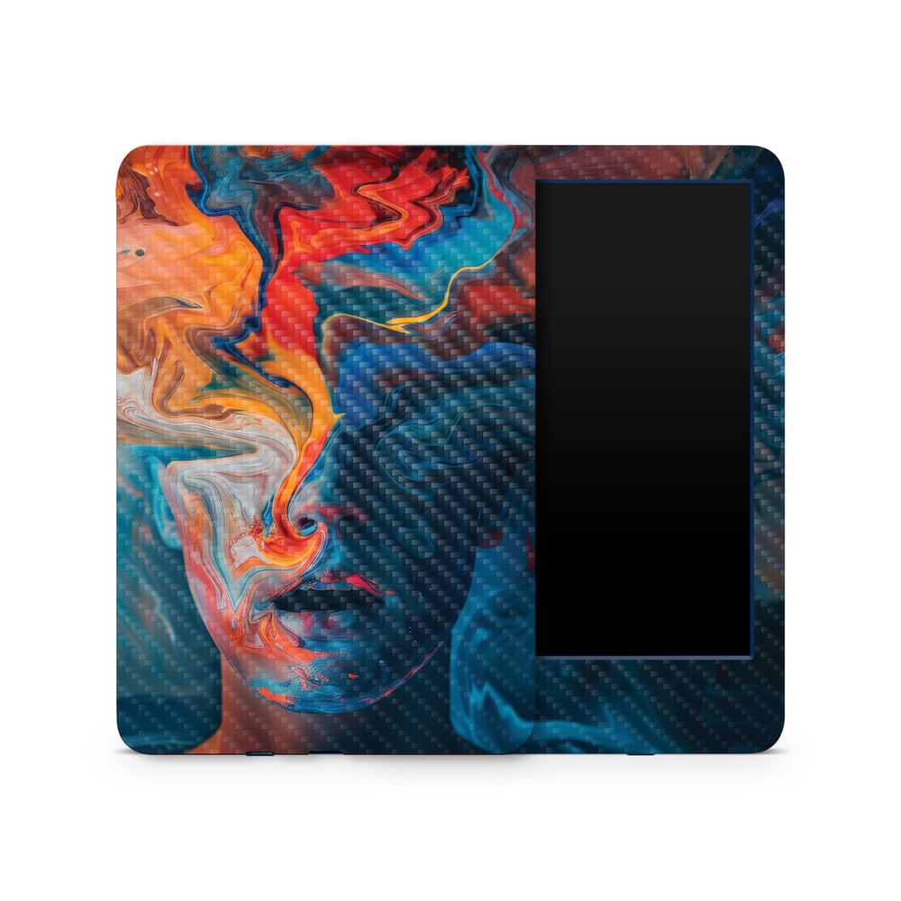 Carbon Fiber Skin Compatible with Amazon Kindle 6-inch 11th Gen (2022) - Out of Body - Premium 3M Vinyl Protective Wrap Decal Cover - Easy to Apply | Crafted in The USA by MightySkins