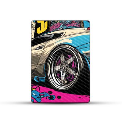 Carbon Fiber Skin Compatible with Amazon Kindle Paperwhite 5 6.8-inch 11th Gen (2021) - Street Racer - Premium 3M Vinyl Protective Wrap Decal Cover - Easy to Apply | Crafted in The USA by MightySkins