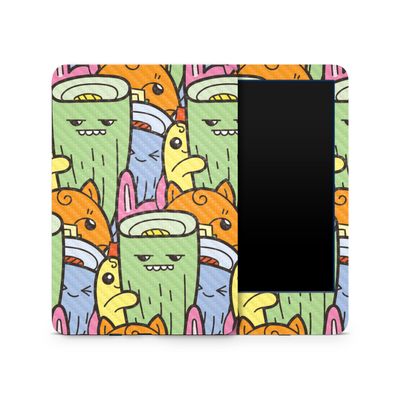 Carbon Fiber Skin Compatible with Amazon Kindle 6-inch 11th Gen (2022) - The Tall Friend - Premium 3M Vinyl Protective Wrap Decal Cover - Easy to Apply | Crafted in The USA by MightySkins