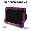 Carbon Fiber Skin Compatible with Amazon Echo Show 8 (3rd Gen, 2023) - Pink Stars - Premium 3M Vinyl Protective Wrap Decal Cover - Easy to Apply | Crafted in The USA by MightySkins view 2