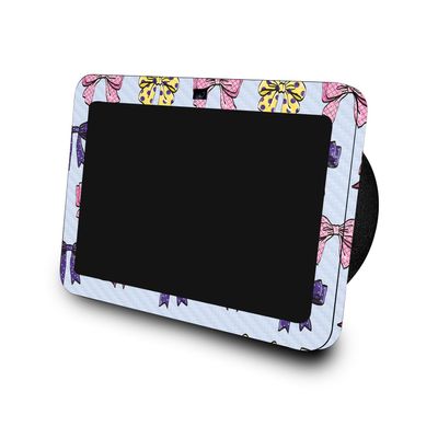 Carbon Fiber Skin Compatible with Amazon Echo Show 8 (3rd Gen, 2023) - Bow Assortment - Premium 3M Vinyl Protective Wrap Decal Cover - Easy to Apply | Crafted in The USA by MightySkins