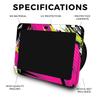 Carbon Fiber Skin Compatible with Amazon Echo Show 8 (3rd Gen, 2023) - Grunge Magenta - Premium 3M Vinyl Protective Wrap Decal Cover - Easy to Apply | Crafted in The USA by MightySkins view 2