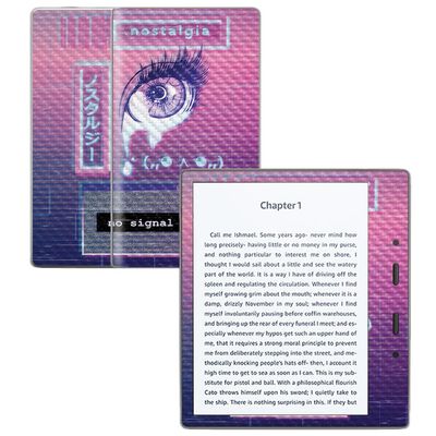 Carbon Fiber Skin Compatible with Amazon Kindle Oasis 7" (9th Gen) - Sad Nostalgia - Premium 3M Vinyl Protective Wrap Decal Cover - Easy to Apply | Crafted in The USA by MightySkins