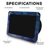 Carbon Fiber Skin Compatible with Amazon Echo Show 8 (3rd Gen, 2023) - Blue Stars - Premium 3M Vinyl Protective Wrap Decal Cover - Easy to Apply | Crafted in The USA by MightySkins view 2