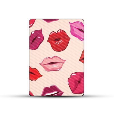 Carbon Fiber Skin Compatible with Amazon Kindle Paperwhite 5 6.8-inch 11th Gen (2021) - Many Kisses - Premium 3M Vinyl Protective Wrap Decal Cover - Easy to Apply | Crafted in The USA by MightySkins