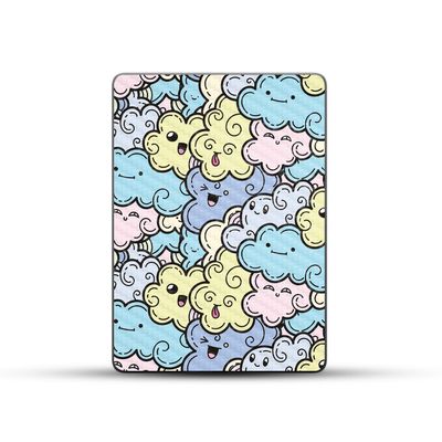 Carbon Fiber Skin Compatible with Amazon Kindle Paperwhite 5 6.8-inch 11th Gen (2021) - Crazy Clouds - Premium 3M Vinyl Protective Wrap Decal Cover - Easy to Apply | Crafted in The USA by MightySkins
