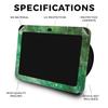 Glossy Glitter Skin Compatible with Amazon Echo Show 8 (3rd Gen, 2023) - Green Stars - Premium 3M Vinyl Protective Wrap Decal Cover - Easy to Apply | Crafted in The USA by MightySkins view 2