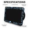 Carbon Fiber Skin Compatible with Amazon Echo Show 8 (3rd Gen, 2023) - Dark Monster Doodles - Premium 3M Vinyl Protective Wrap Decal Cover - Easy to Apply | Crafted in The USA by MightySkins view 2