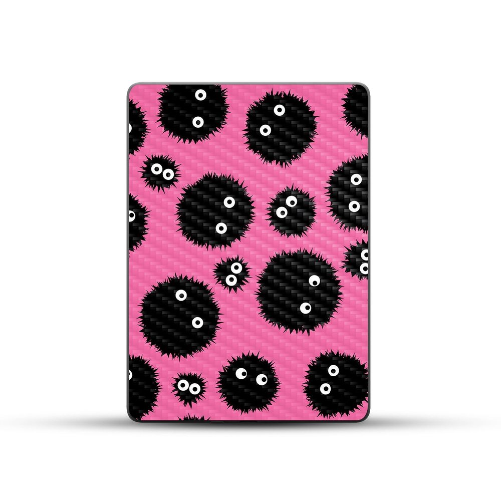 Carbon Fiber Skin Compatible with Amazon Kindle Paperwhite 5 6.8-inch 11th Gen (2021) - Soot Sprites - Premium 3M Vinyl Protective Wrap Decal Cover - Easy to Apply | Crafted in The USA by MightySkins