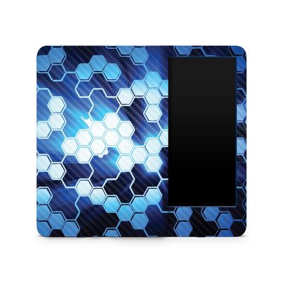 Carbon Fiber Skin Compatible with Amazon Kindle 6-inch 11th Gen (2022) - Shining Hex - Premium 3M Vinyl Protective Wrap Decal Cover - Easy to Apply | Crafted in The USA by MightySkins