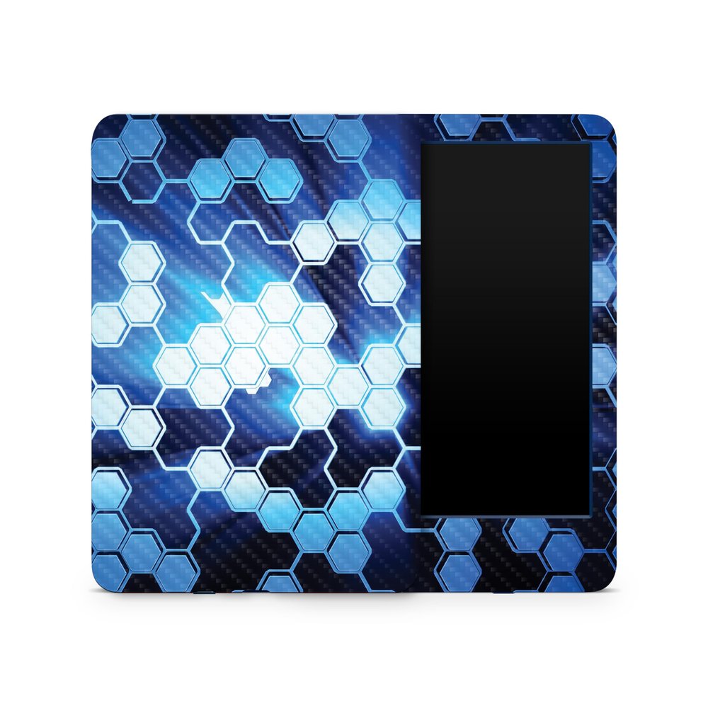 Carbon Fiber Skin Compatible with Amazon Kindle 6-inch 11th Gen (2022) - Shining Hex - Premium 3M Vinyl Protective Wrap Decal Cover - Easy to Apply | Crafted in The USA by MightySkins