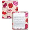 Carbon Fiber Skin Compatible with Amazon Kindle Oasis 7" (9th Gen) - Many Kisses - Premium 3M Vinyl Protective Wrap Decal Cover - Easy to Apply | Crafted in The USA by MightySkins view 1