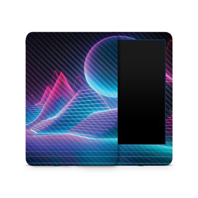 Carbon Fiber Skin Compatible with Amazon Kindle 6-inch 11th Gen (2022) - Planetary Grid - Premium 3M Vinyl Protective Wrap Decal Cover - Easy to Apply | Crafted in The USA by MightySkins