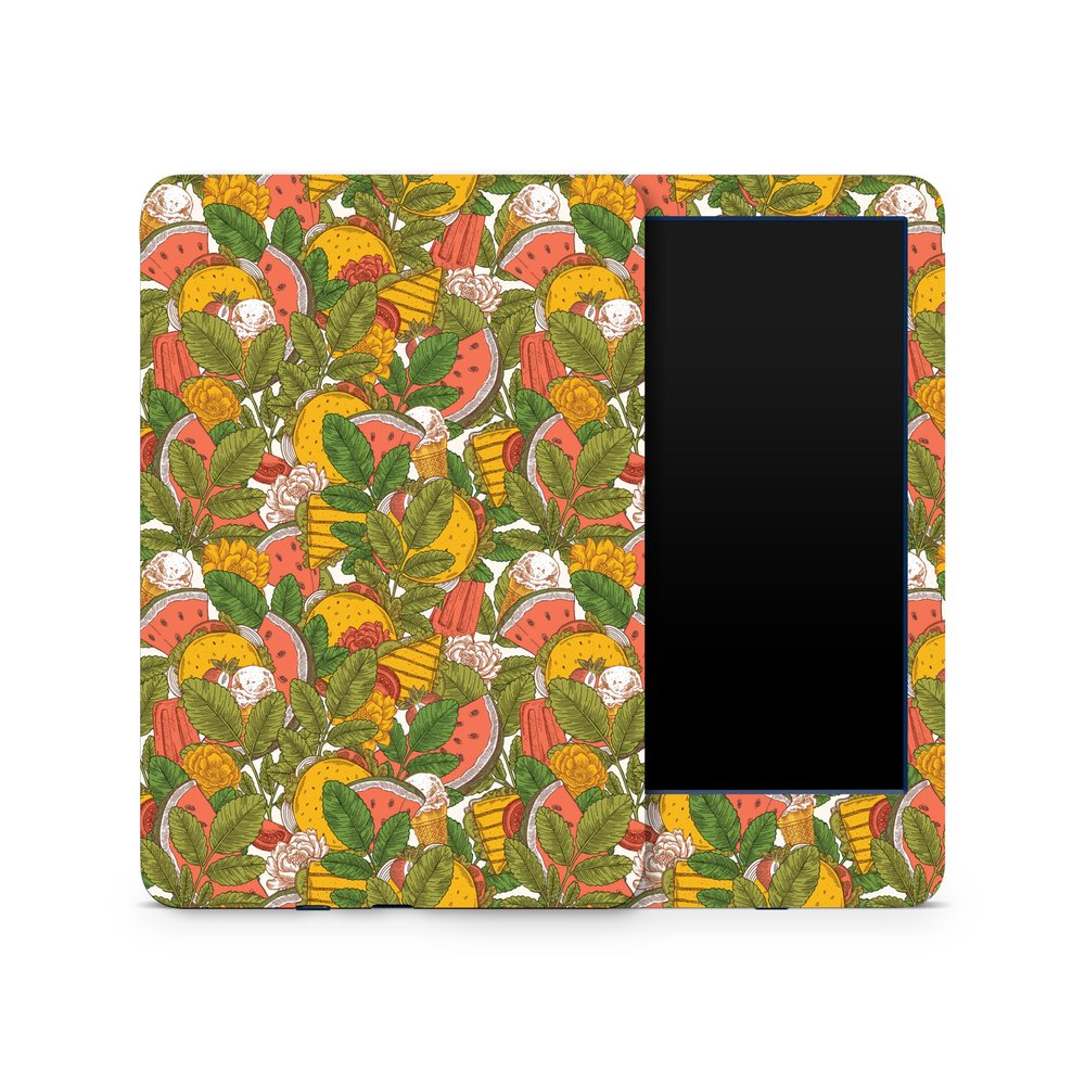 Skin Compatible with Amazon Kindle 6-inch 11th Gen (2022) - Summer Lunch - Premium 3M Vinyl Protective Wrap Decal Cover - Easy to Apply | Crafted in The USA by MightySkins
