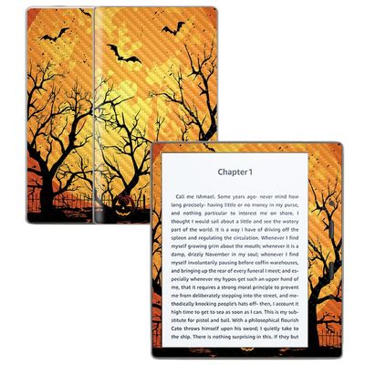 Carbon Fiber Skin Compatible with Amazon Kindle Oasis 7" (9th Gen) - Hallowed Wood - Premium 3M Vinyl Protective Wrap Decal Cover - Easy to Apply | Crafted in The USA by MightySkins