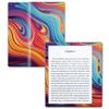 Carbon Fiber Skin Compatible with Amazon Kindle Oasis 7" (9th Gen) - Orange Pour - Premium 3M Vinyl Protective Wrap Decal Cover - Easy to Apply | Crafted in The USA by MightySkins view 1