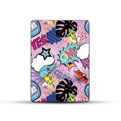 Carbon Fiber Skin Compatible with Amazon Kindle Paperwhite 5 6.8-inch 11th Gen (2021) - OMG Yes - Premium 3M Vinyl Protective Wrap Decal Cover - Easy to Apply | Crafted in The USA by MightySkins