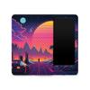 Carbon Fiber Skin Compatible with Amazon Kindle 6-inch 11th Gen (2022) - Synthwave Fringe - Premium 3M Vinyl Protective Wrap Decal Cover - Easy to Apply | Crafted in The USA by MightySkins view 1