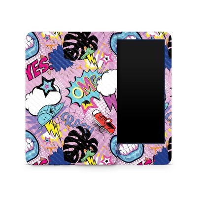 Carbon Fiber Skin Compatible with Amazon Kindle 6-inch 11th Gen (2022) - OMG Yes - Premium 3M Vinyl Protective Wrap Decal Cover - Easy to Apply | Crafted in The USA by MightySkins