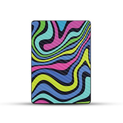 Carbon Fiber Skin Compatible with Amazon Kindle Paperwhite 5 6.8-inch 11th Gen (2021) - Fluorescent - Premium 3M Vinyl Protective Wrap Decal Cover - Easy to Apply | Crafted in The USA by MightySkins