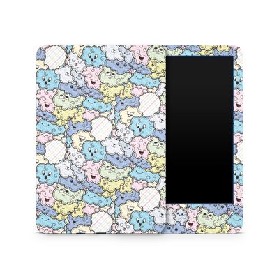 Carbon Fiber Skin Compatible with Amazon Kindle 6-inch 11th Gen (2022) - Cloud Pals - Premium 3M Vinyl Protective Wrap Decal Cover - Easy to Apply | Crafted in The USA by MightySkins