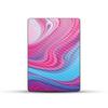 Carbon Fiber Skin Compatible with Amazon Kindle Paperwhite 5 6.8-inch 11th Gen (2021) - Magenta Pour - Premium 3M Vinyl Protective Wrap Decal Cover - Easy to Apply | Crafted in The USA by MightySkins view 1