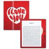 Carbon Fiber Skin Compatible with Amazon Kindle Oasis 7" (9th Gen) - I Love You - Premium 3M Vinyl Protective Wrap Decal Cover - Easy to Apply | Crafted in The USA by MightySkins view 1