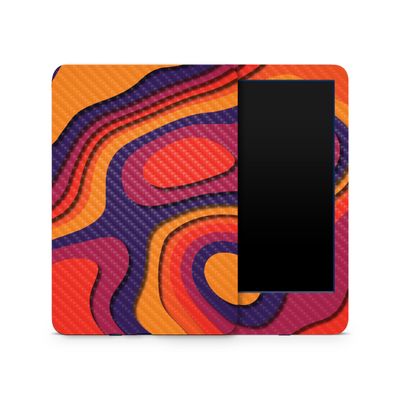 Carbon Fiber Skin Compatible with Amazon Kindle 6-inch 11th Gen (2022) - Thermal Topography - Premium 3M Vinyl Protective Wrap Decal Cover - Easy to Apply | Crafted in The USA by MightySkins