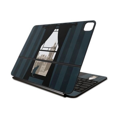 Skin Compatible with Apple Magic Keyboard for iPad Pro 13inch (M4) 2024 - Onlooker - Premium 3M Vinyl Protective Wrap Decal Cover - Easy to Apply | Crafted in The USA by MightySkins