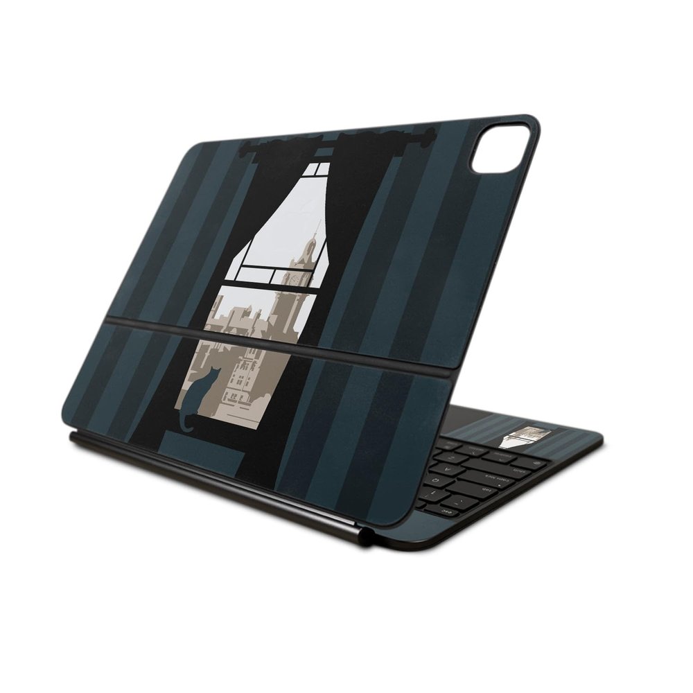 Skin Compatible with Apple Magic Keyboard for iPad Pro 13inch (M4) 2024 - Onlooker - Premium 3M Vinyl Protective Wrap Decal Cover - Easy to Apply | Crafted in The USA by MightySkins