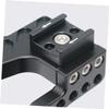 CAXUSD Sturdy Aluminum Alloy Cold Shoe Flash Mount Hot Shoe Adapter for Camera view 4