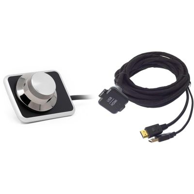 Alpine KCU-315UH USB/HDMI Extension Cable & RUX-H01 Bass Knob