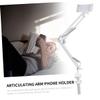 CAXUSD Articulating Arm Phone Mount with Long Arm Flexible Tablet Bracket for Desk Use Design with Rotation for and Smartphones view 3