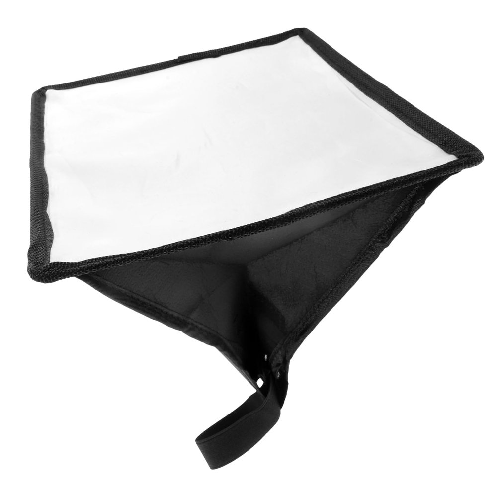 BELLIFFY Camera Flash Diffuser Softbox Portable Speedlight Light Diffuser for DSLR Easy to Install Design for Indoor and Outdoor Photography