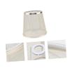 WHAMVOX 1pc Cloth Lamp Shade Decorative Chandelier Cover for Home Wedding Festival Easy to Install Retro Rustic Design for Friends Family view 2