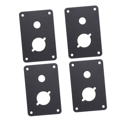 CAXUSD 4pcs Soundproofing Mounting Clip for Speaker Speaker Binding Posts Binding Post Terminals Plate Wall Mount Audio Bracket