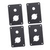 CAXUSD 4pcs Soundproofing Mounting Clip for Speaker Speaker Binding Posts Binding Post Terminals Plate Wall Mount Audio Bracket view 1
