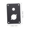 CAXUSD 4pcs Soundproofing Mounting Clip for Speaker Speaker Binding Posts Binding Post Terminals Plate Wall Mount Audio Bracket view 2