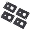 CAXUSD 4pcs Soundproofing Mounting Clip for Speaker Speaker Binding Posts Binding Post Terminals Plate Wall Mount Audio Bracket view 3