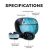 Carbon Fiber Headphone Skin Compatible with Bose Ultra Open Earbuds - Papercraft Cyan - Premium 3M Vinyl Protective Wrap Decal Cover - Easy to Apply | Crafted in The USA by MightySkins view 2