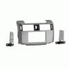 Car Stereo Kit for 2014, 2015, 2016, 2017, 2018, & 2019 Toyota 4 Runner, Single & Double Din (Silver) with Factory Amplified System or JBL and Steering Wheel Controls view 2