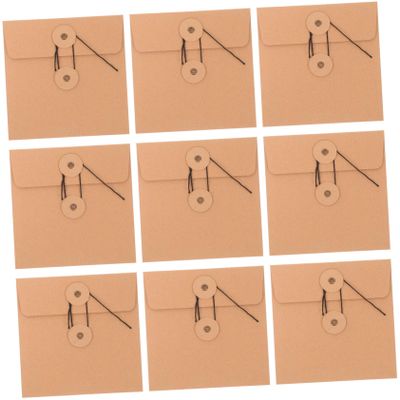HOODANCOS 10pcs Cd Dvd Kraft Paper Bags Storage Holders Cd Cases Envelopes Packaging Mailers for Dvds