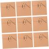 HOODANCOS 10pcs Cd Dvd Kraft Paper Bags Storage Holders Cd Cases Envelopes Packaging Mailers for Dvds view 1