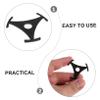 FELTECHELECTR 3pcs Triangle Disc Adapter Record Center-Hole Adapter for Turntables Replacement for High-Strength Design view 2