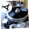 FELTECHELECTR 3pcs Triangle Disc Adapter Record Center-Hole Adapter for Turntables Replacement for High-Strength Design view 4